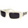 Zegarki & Biżuteria  okulary przeciwsłoneczne Palm Angels Occhiali da Sole  Kerman 10107 Biały