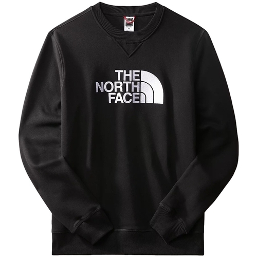 tekstylia Męskie Bluzy The North Face Drew Peak Sweatshirt - Black Czarny
