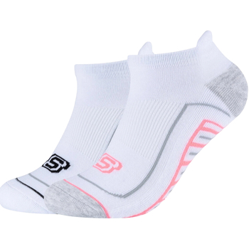 Bielizna Skarpetki sportowe  Skechers 2PPK Basic Cushioned Sneaker Socks Biały