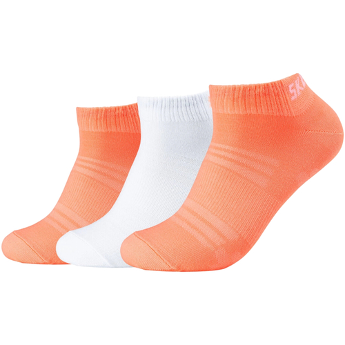 Bielizna Skarpetki sportowe  Skechers 3PPK Mesh Ventilation Socks Pomarańczowy