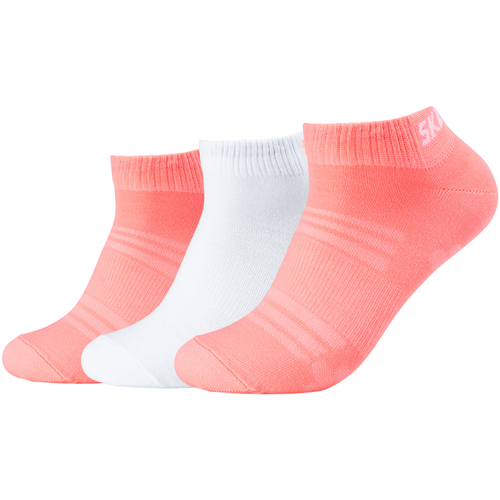 Bielizna Skarpetki sportowe  Skechers 3PPK Mesh Ventilation Socks Różowy