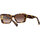 Zegarki & Biżuteria  Damskie okulary przeciwsłoneczne Miu Miu Occhiali da Sole Miu Miu MU07YS VAU6S1 Brązowy