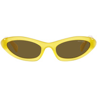 Zegarki & Biżuteria  Damskie okulary przeciwsłoneczne Miu Miu Occhiali da Sole Miu Miu MU09YS 17L01T Żółty