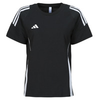 tekstylia Damskie T-shirty z krótkim rękawem adidas Performance TIRO24 SWTEEW Czarny / Biały