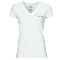 tekstylia Damskie T-shirty z krótkim rękawem Armani Exchange 8NYT81 Biały