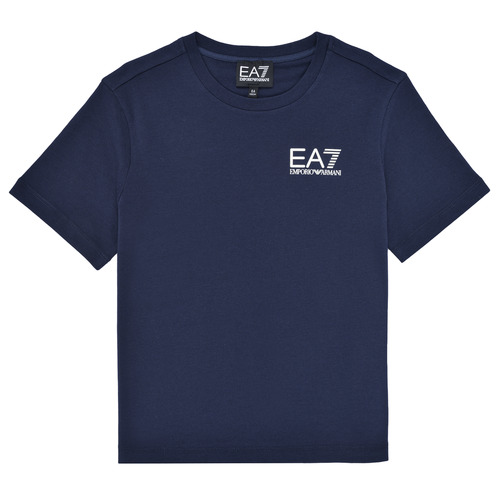 tekstylia Chłopiec T-shirty z krótkim rękawem Emporio Armani EA7 TSHIRT 8NBT51 Marine