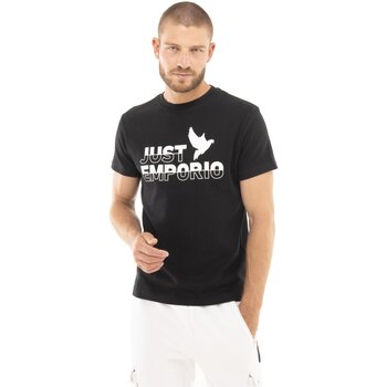 tekstylia Męskie T-shirty z krótkim rękawem Just Emporio JE-MELTON-A Czarny