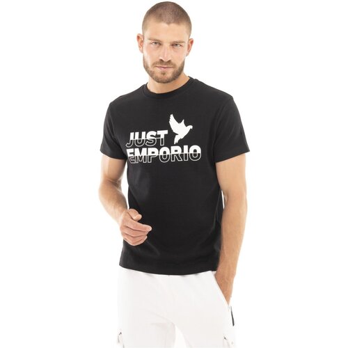 tekstylia Męskie T-shirty z krótkim rękawem Just Emporio JE-MELTON-A Czarny