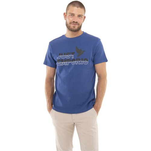 tekstylia Męskie T-shirty z krótkim rękawem Just Emporio JE-MELTON-A Niebieski