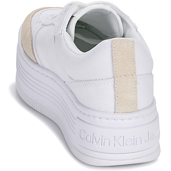 Calvin Klein Jeans BOLD PLATF LOW LACE MIX ML BTW Biały