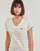 tekstylia Damskie T-shirty z krótkim rękawem Only ONLEMILY Ecru / Brązowy