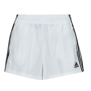 tekstylia Damskie Szorty i Bermudy Adidas Sportswear W 3S WVN SHO Biały / Czarny