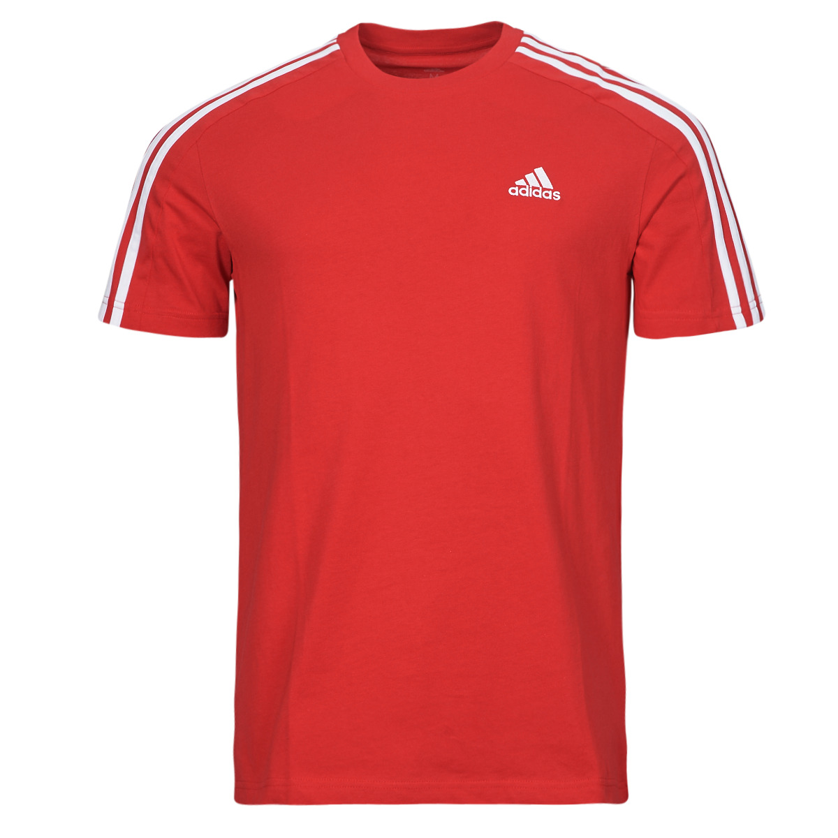 tekstylia Męskie T-shirty z krótkim rękawem Adidas Sportswear M 3S SJ T Czerwony / Biały