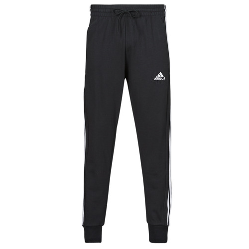 tekstylia Męskie Spodnie dresowe Adidas Sportswear M 3S FT TC PT Czarny / Biały