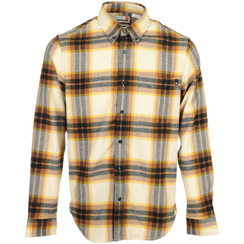 tekstylia Męskie Koszule z długim rękawem Timberland Ls Heavy Flannel Plaid Żółty