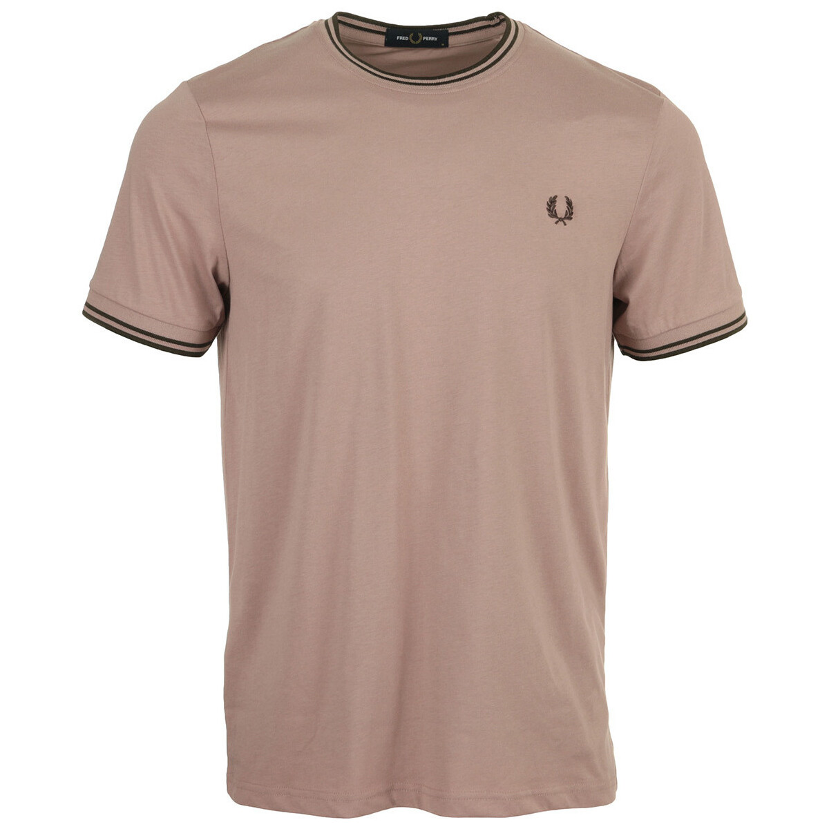 tekstylia Męskie T-shirty z krótkim rękawem Fred Perry Twin Tipped T Shirt Różowy
