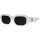 Zegarki & Biżuteria  okulary przeciwsłoneczne The Attico Occhiali da Sole  X Linda Farrow Blake 45C3 Biały