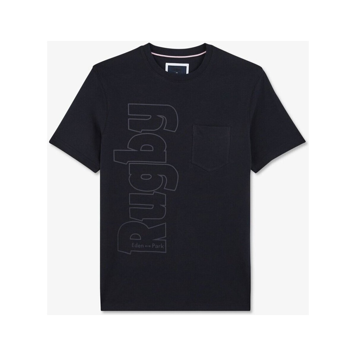 tekstylia Męskie T-shirty z krótkim rękawem Eden Park E23MAITC0053 Niebieski