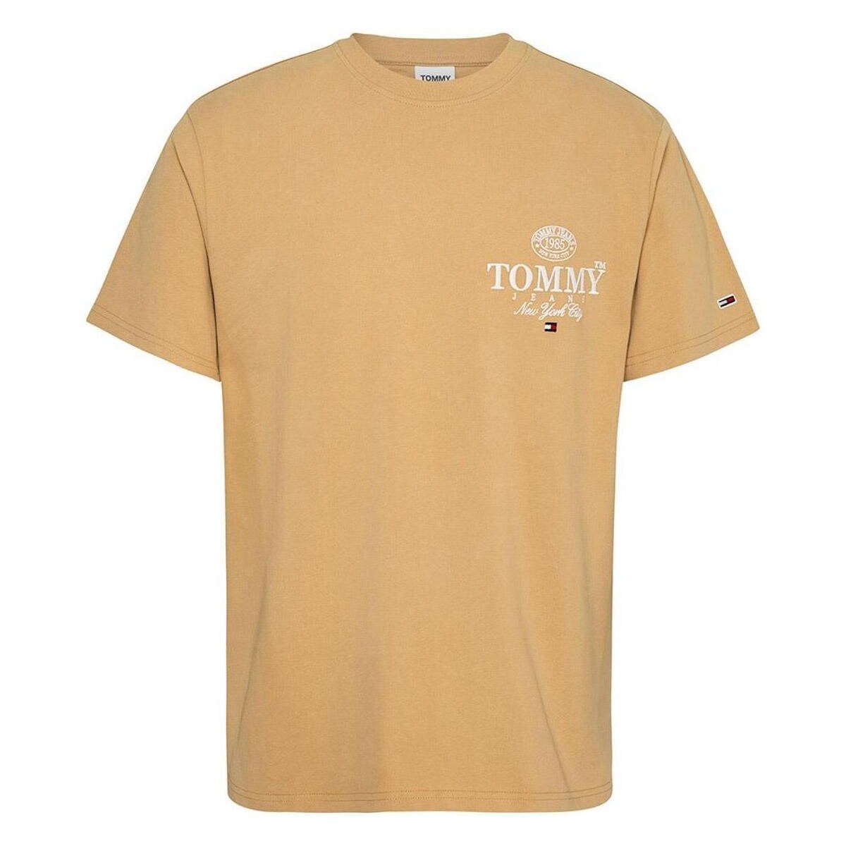 tekstylia Męskie T-shirty z krótkim rękawem Tommy Jeans  Beżowy