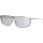 Zegarki & Biżuteria  okulary przeciwsłoneczne Yves Saint Laurent Occhiali da Sole Saint Laurent SL 605 Luna 003 Srebrny