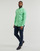 tekstylia Męskie Koszule z długim rękawem Polo Ralph Lauren CHEMISE AJUSTEE SLIM FIT EN POPELINE RAYE Zielony