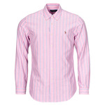 CHEMISE COUPE DROITE EN OXFORD RAYEE