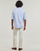 tekstylia Męskie Koszule z długim rękawem Polo Ralph Lauren CHEMISE AJUSTEE COL BOUTONNE EN OXFORD MESH PIQUE Niebieski / Biały