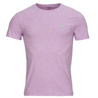 tekstylia Męskie T-shirty z krótkim rękawem Polo Ralph Lauren T-SHIRT AJUSTE EN COTON Fioletowy