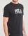 tekstylia Męskie T-shirty z krótkim rękawem Polo Ralph Lauren T-SHIRT AJUSTE EN COTON SERIGRAPHIE POLO RALPH LAUREN Czarny