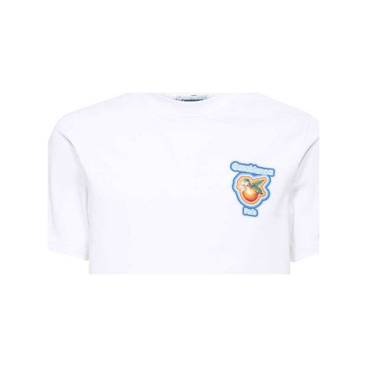 tekstylia Męskie T-shirty z krótkim rękawem Casablanca MS23-JTS-001-24 Biały