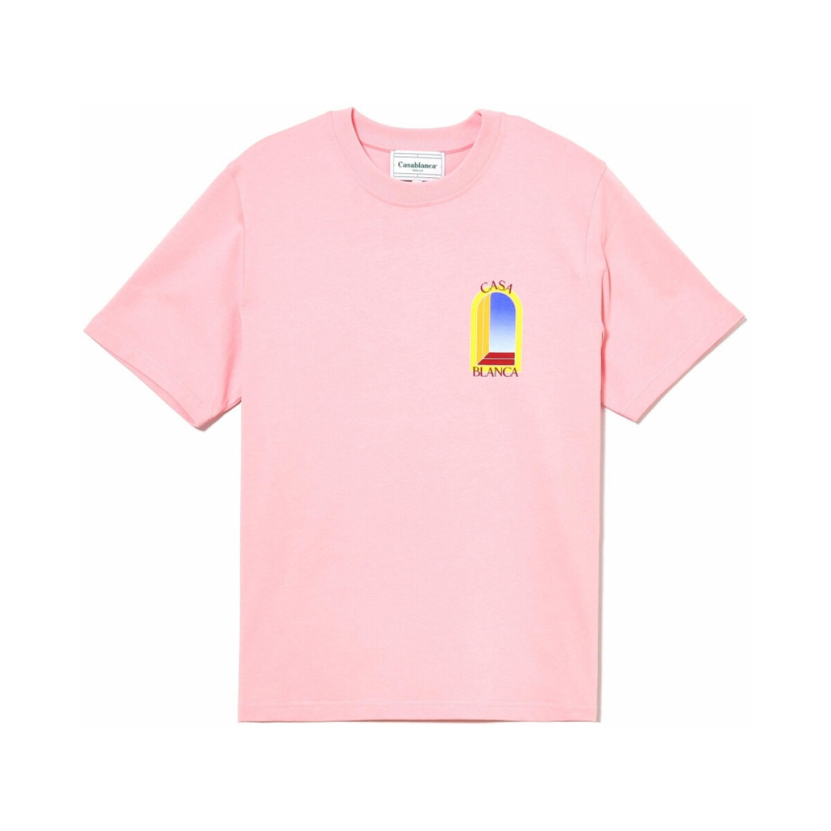 tekstylia Męskie T-shirty z krótkim rękawem Casablanca MS23-JTS-001-19 Różowy
