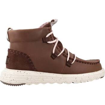 HEY DUDE REYES BOOT LEATHER Brązowy
