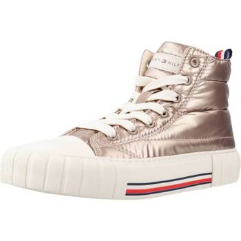 Tommy Hilfiger HIGH TOP LACE-UP SNEAKER Różowy