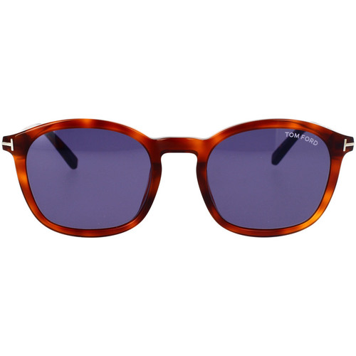 Zegarki & Biżuteria  okulary przeciwsłoneczne Tom Ford Occhiali da Sole  Jayson FT1020/S 53V Brązowy