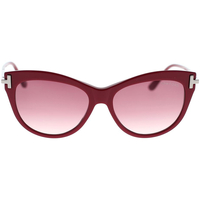 Zegarki & Biżuteria  okulary przeciwsłoneczne Tom Ford Occhiali da Sole  Kira FT0821 69T Czerwony