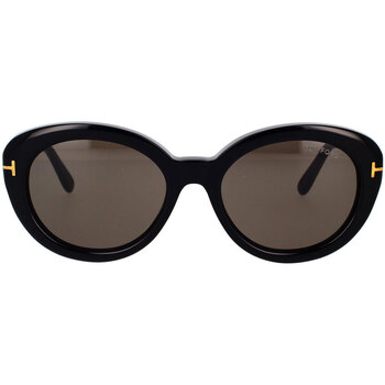 Zegarki & Biżuteria  okulary przeciwsłoneczne Tom Ford Occhiali da Sole  Lily FT1009/S 01A Czarny
