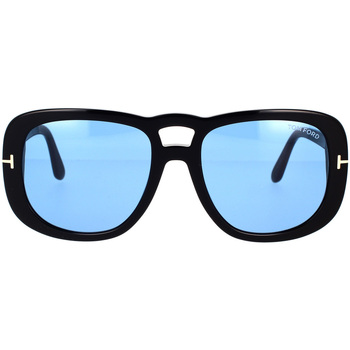 Zegarki & Biżuteria  okulary przeciwsłoneczne Tom Ford Occhiali da Sole  Billie FT1012/S 01V Czarny