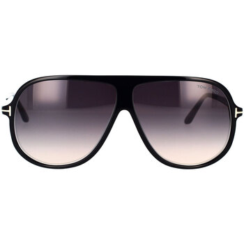 Zegarki & Biżuteria  okulary przeciwsłoneczne Tom Ford Occhiali da Sole  Spencer FT0998/S 01B Czarny