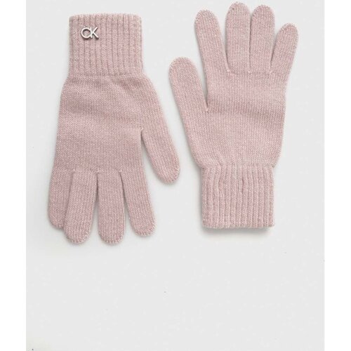 Dodatki Damskie Rękawiczki Calvin Klein Jeans K60K611164 Różowy