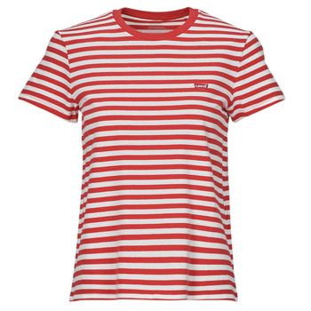 tekstylia Damskie T-shirty z krótkim rękawem Levi's PERFECT TEE Czerwony