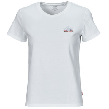 tekstylia Damskie T-shirty z krótkim rękawem Levi's THE PERFECT TEE Bright / Biały