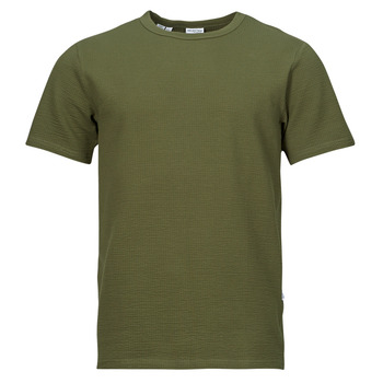 tekstylia Męskie T-shirty z krótkim rękawem Selected SLHSANDER  Kaki