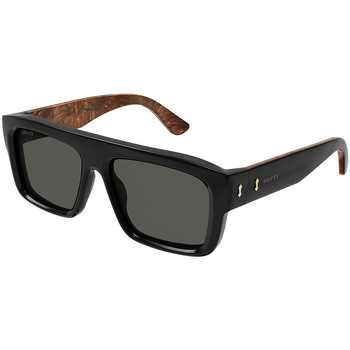 Zegarki & Biżuteria  okulary przeciwsłoneczne Gucci Occhiali da Sole  GG1461S 001 Czarny