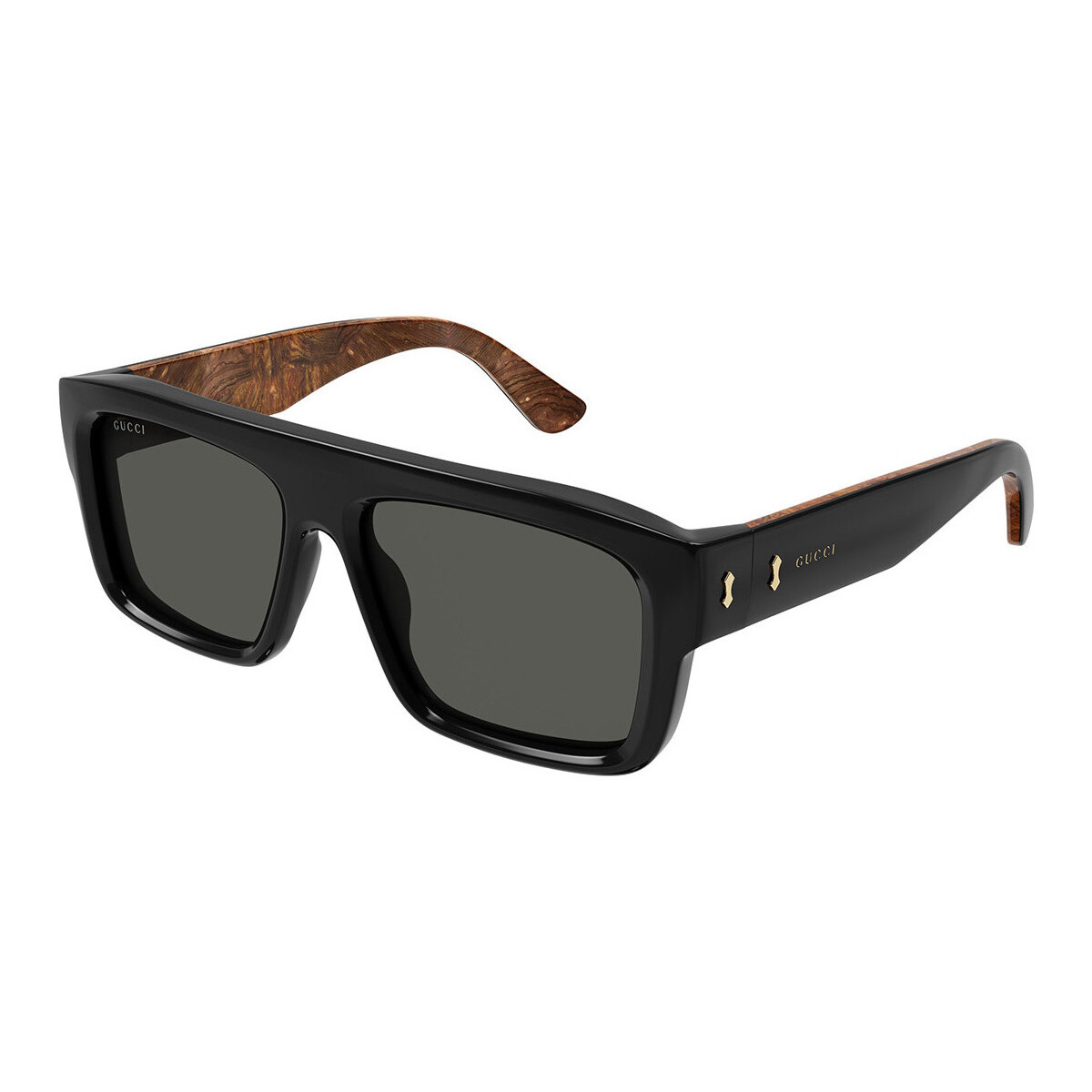 Zegarki & Biżuteria  okulary przeciwsłoneczne Gucci Occhiali da Sole  GG1461S 001 Czarny
