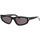 Zegarki & Biżuteria  Damskie okulary przeciwsłoneczne Yves Saint Laurent Occhiali da Sole Saint Laurent SL 634 NOVA 001 Czarny