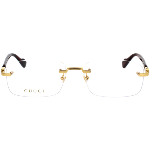Zegarki & Biżuteria  okulary przeciwsłoneczne Gucci Occhiali da Vista  GG1221O 002 Złoty