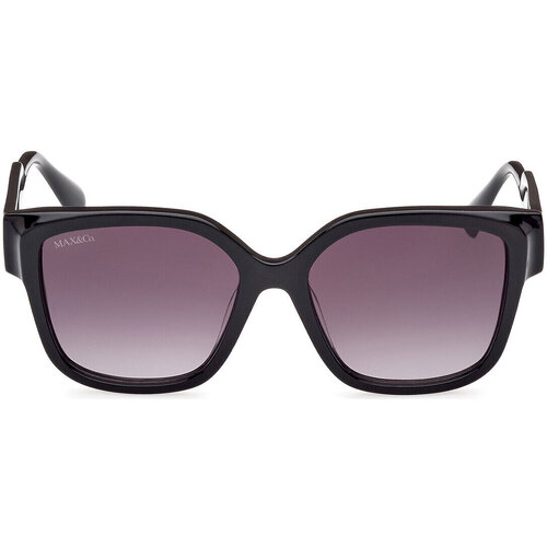Zegarki & Biżuteria  Damskie okulary przeciwsłoneczne Max & Co. Occhiali da Sole Max&Co MO0075/S 01B Czarny