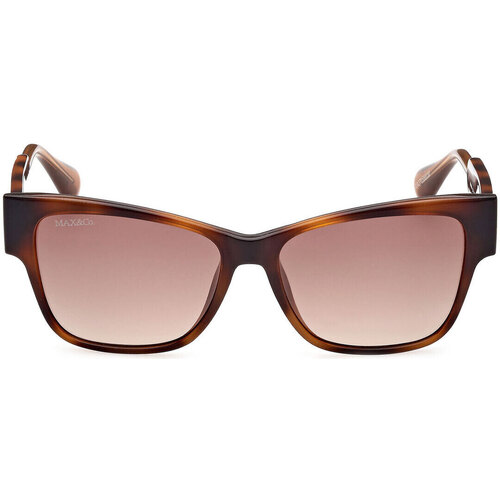 Zegarki & Biżuteria  Damskie okulary przeciwsłoneczne Max & Co. Occhiali da Sole Max&Co MO0054/S 52F Brązowy