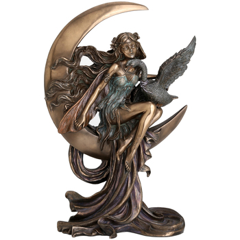 Dom Statuetki i figurki  Signes Grimalt Figure Fairy Moon Złoty