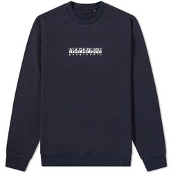 tekstylia Męskie Bluzy Napapijri B-Box Sweater Niebieski